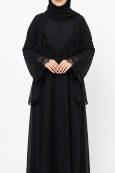 عباية نيل (اسود) (جملة)