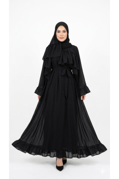 فستان هويدا (اسود)