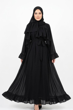 فستان هويدا (اسود)