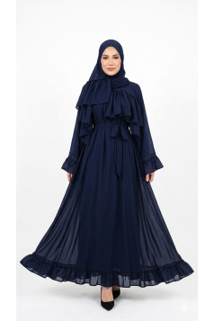 فستان هويدا (كحلي)